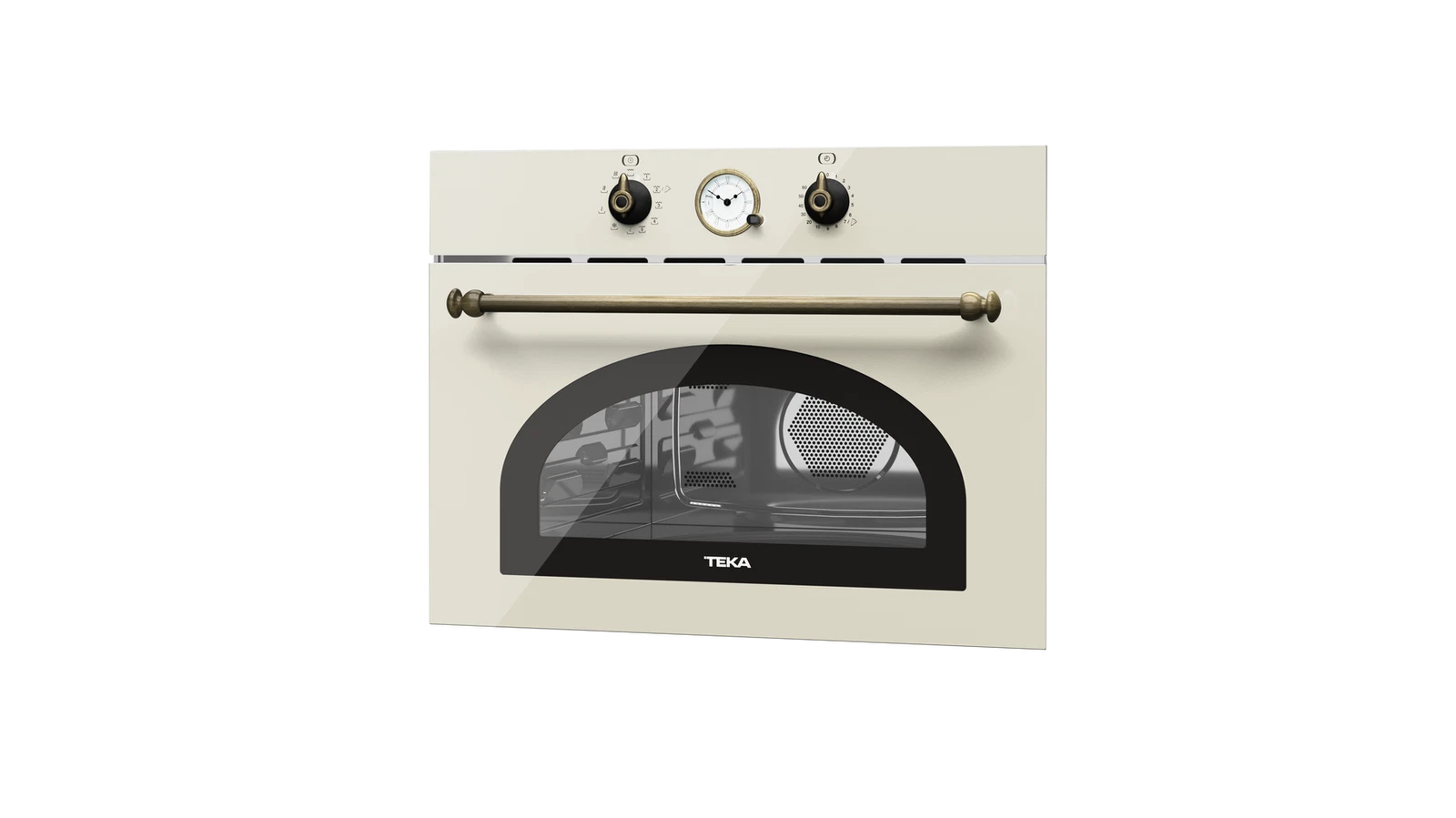 Встраиваемая микроволновая печь Teka Country MWR 32 BIA VANILLA-OB Ванильная Эмаль/Состаренная Бронза