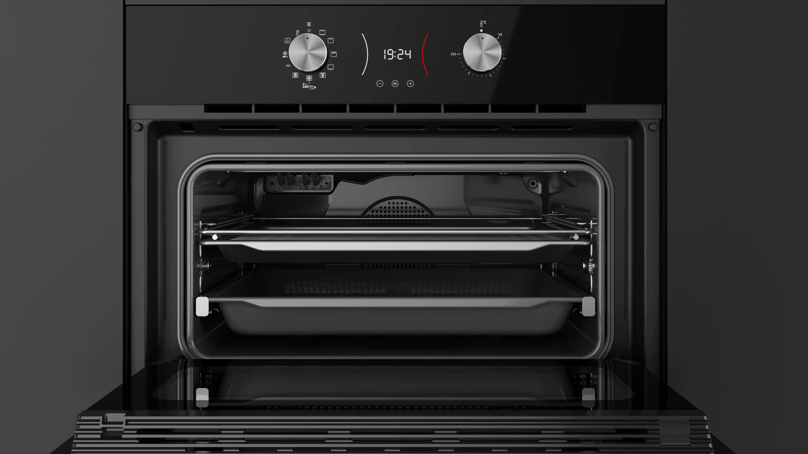 Компактный духовой шкаф  Teka Urban AIRFRY HLC 8406 NIGHT RIVER BLACK Ночная Река