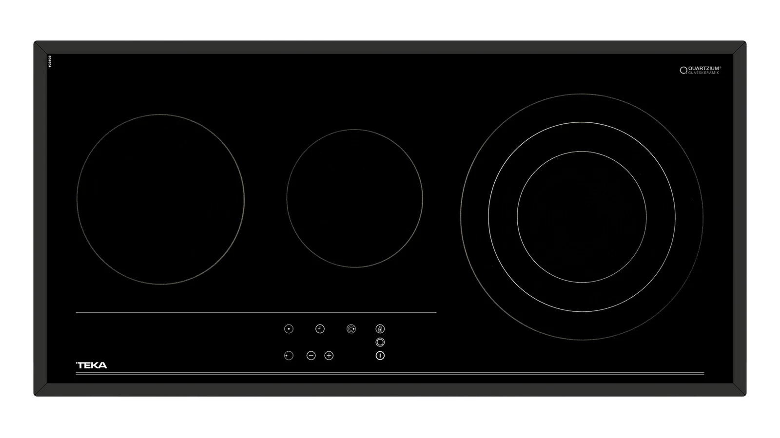 Стеклокерамическая варочная панель High Light 80 см TRC 83631 TCS BLACK