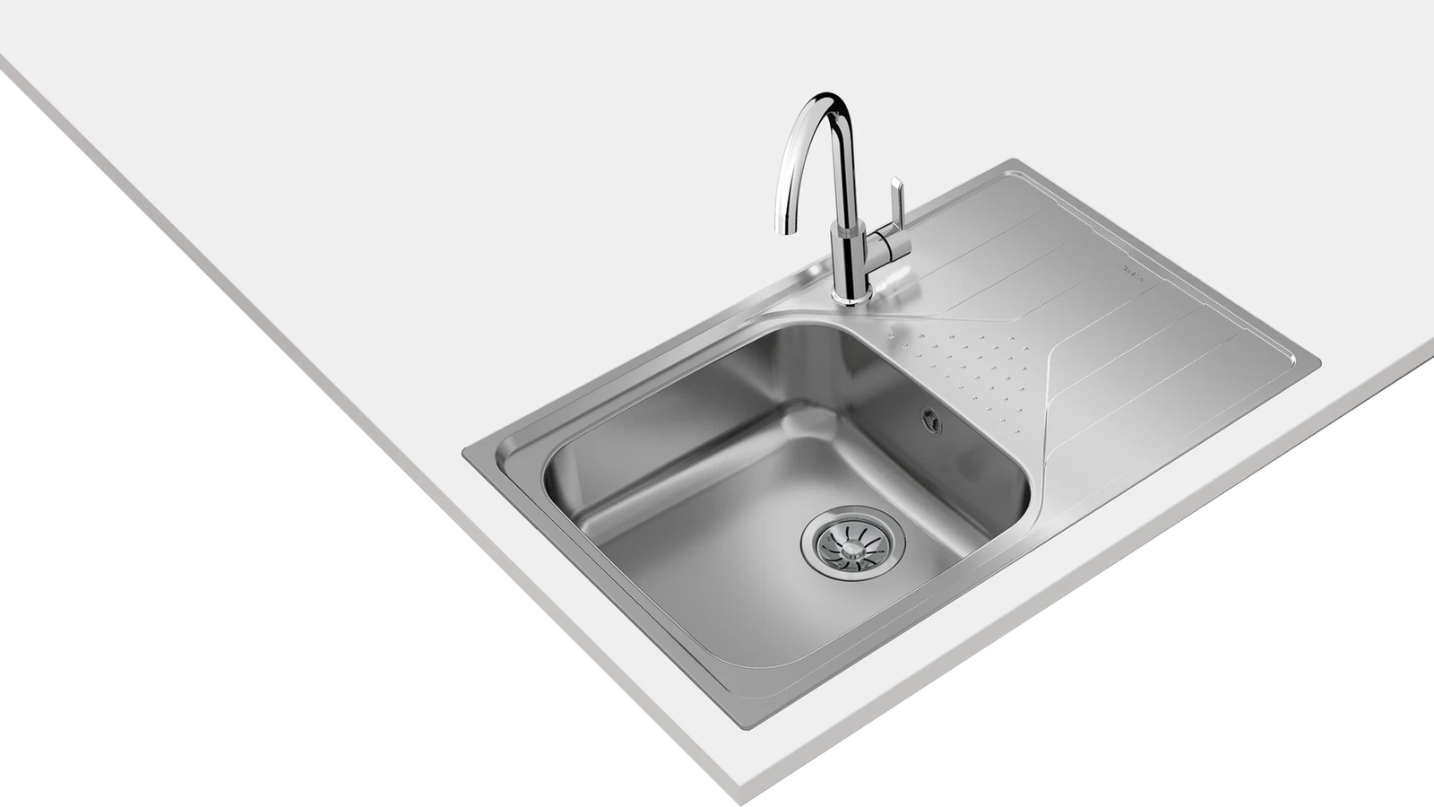 Мойка из нержавеющей стали врезная Teka  UNIVERSE 50 T-XP 1B 1D MAX POLISHED Полированная