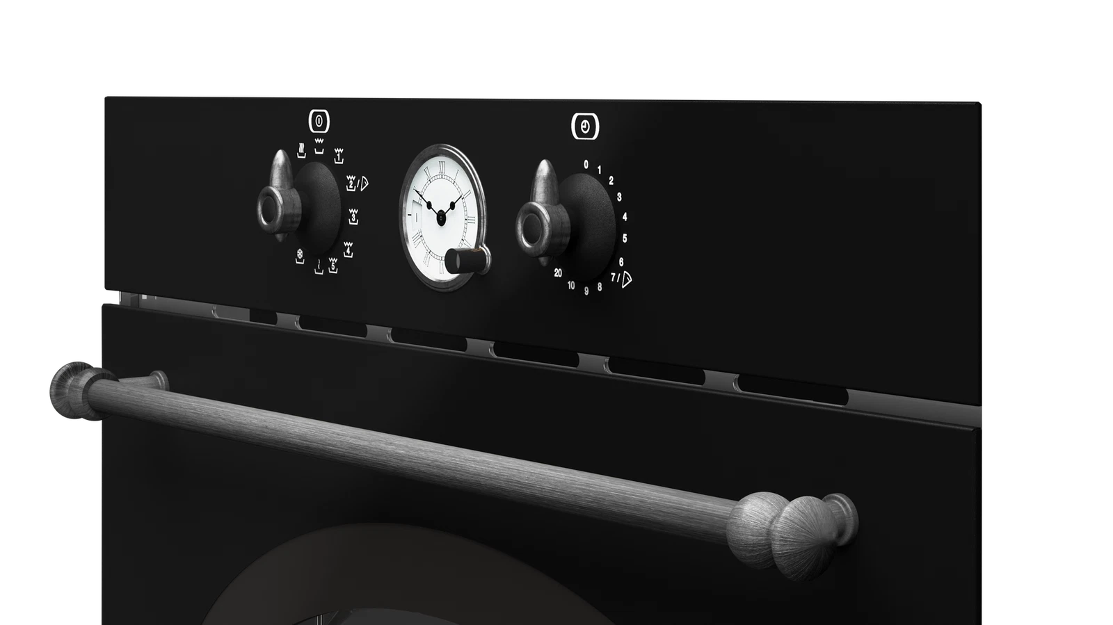 Встраиваемая микроволновая печь Teka Country MWR 32 BIA ANTHRACITE-OS Антрацитовая Эмаль/Состаренное Серебро