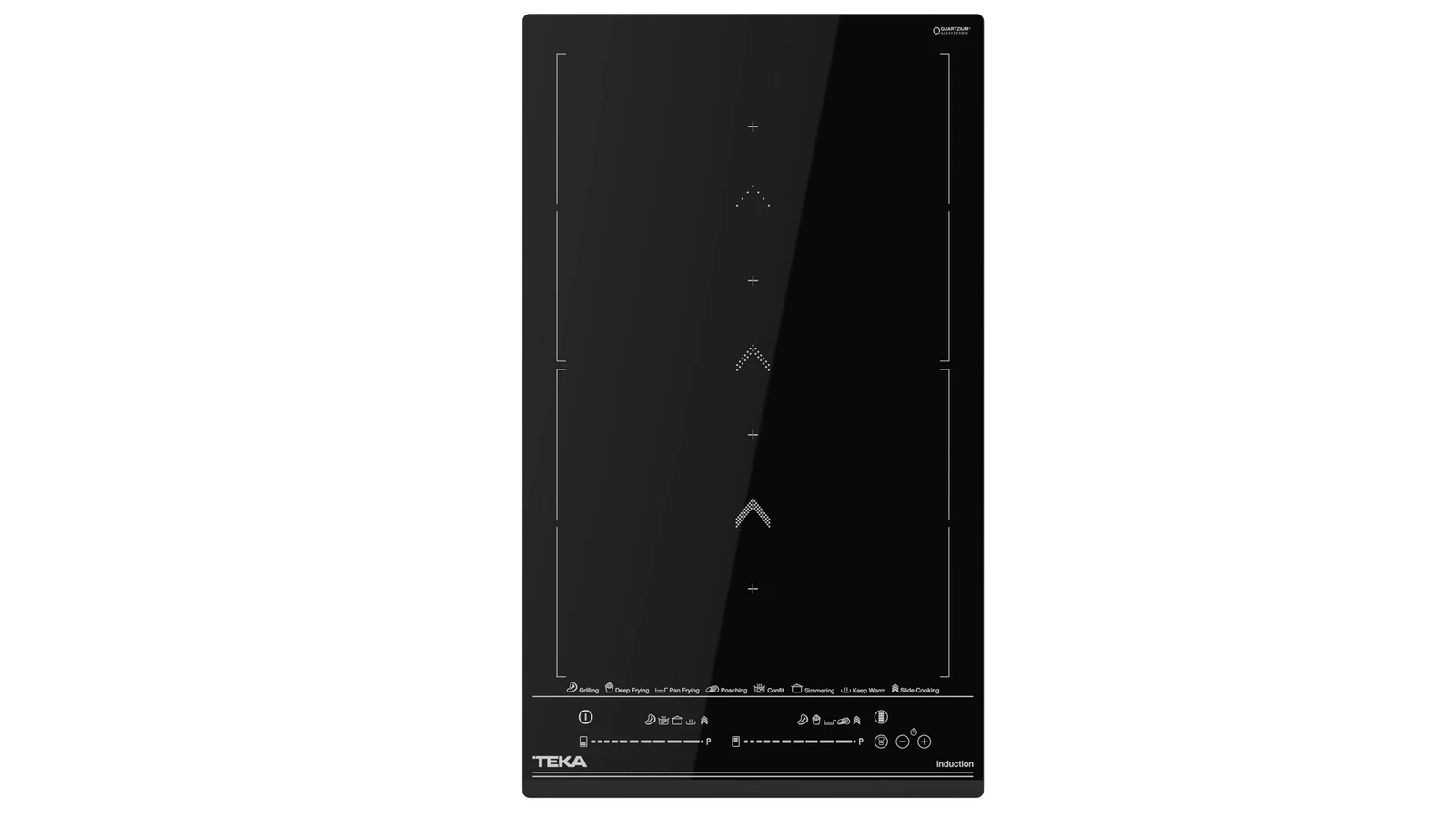 Индукционная варочная панель Flex MasterSense Slide Cooking Domino 30 см IZS 34700 MST BLACK