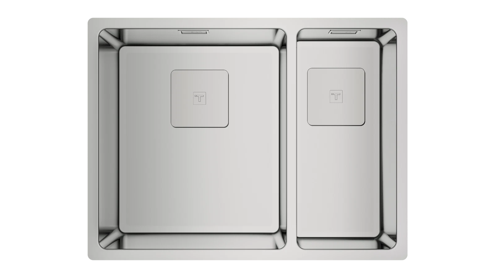 Мойка из нержавеющей стали Teka  FLEXLINEA RS15 2B 580 POLISHED Полированная подстольного монтажа / монтаж заподлицо / монтаж сверху (плоский кант)