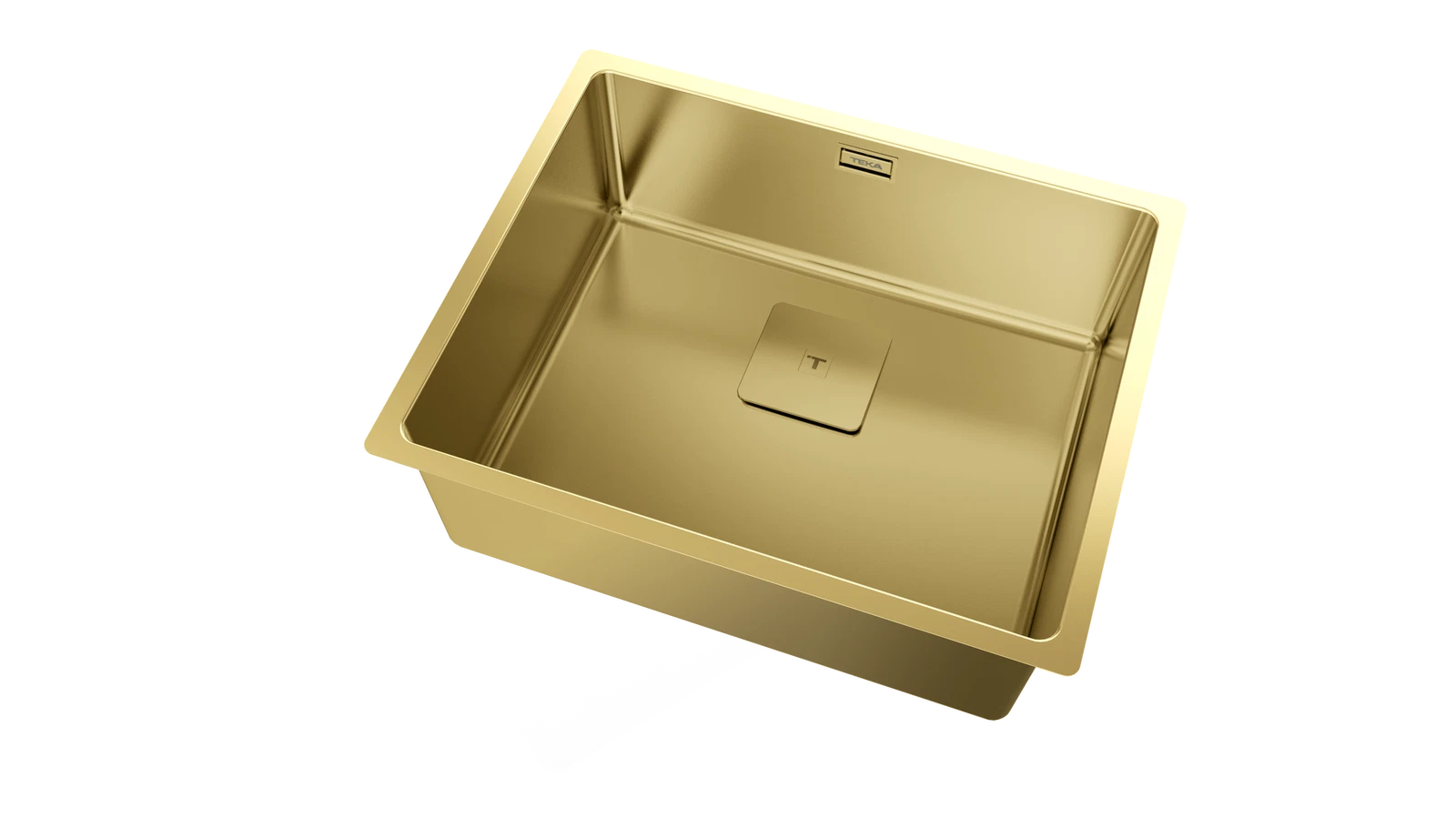 Мойка из нержавеющей стали Teka  FLEXLINEA RS15 50.40 PVD BRASS PVD покрытие / Состаренная Бронза подстольного монтажа / монтаж заподлицо / монтаж сверху (плоский кант)