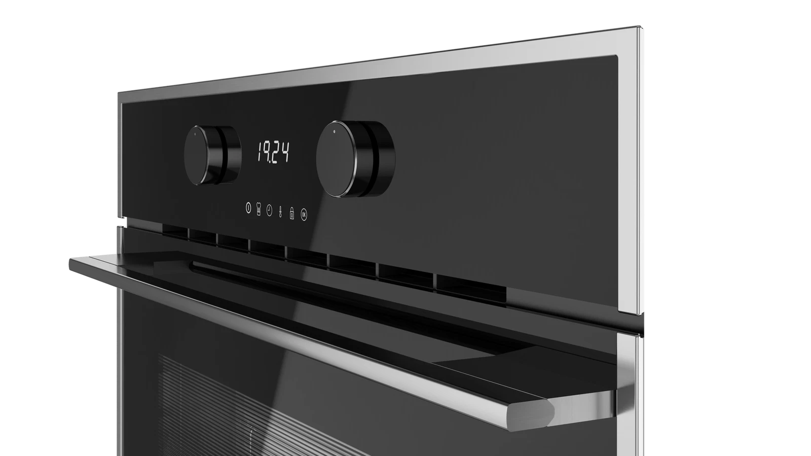 Компактный духовой шкаф  Teka Maestro HLC 860P BLACK-SS Чёрное Стекло