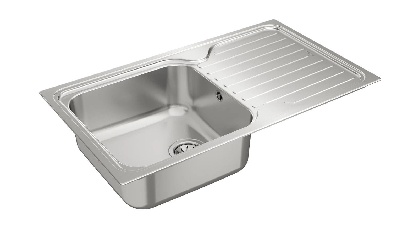 Мойка из нержавеющей стали с 1-ой чашей/ Врезной монтаж CLASSIC 1B 1D POLISHED