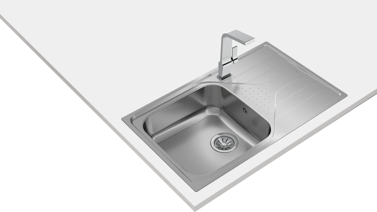 Мойка из нержавеющей стали врезная Teka  UNIVERSE 50 T-XP 1B 1D MAX POLISHED Полированная