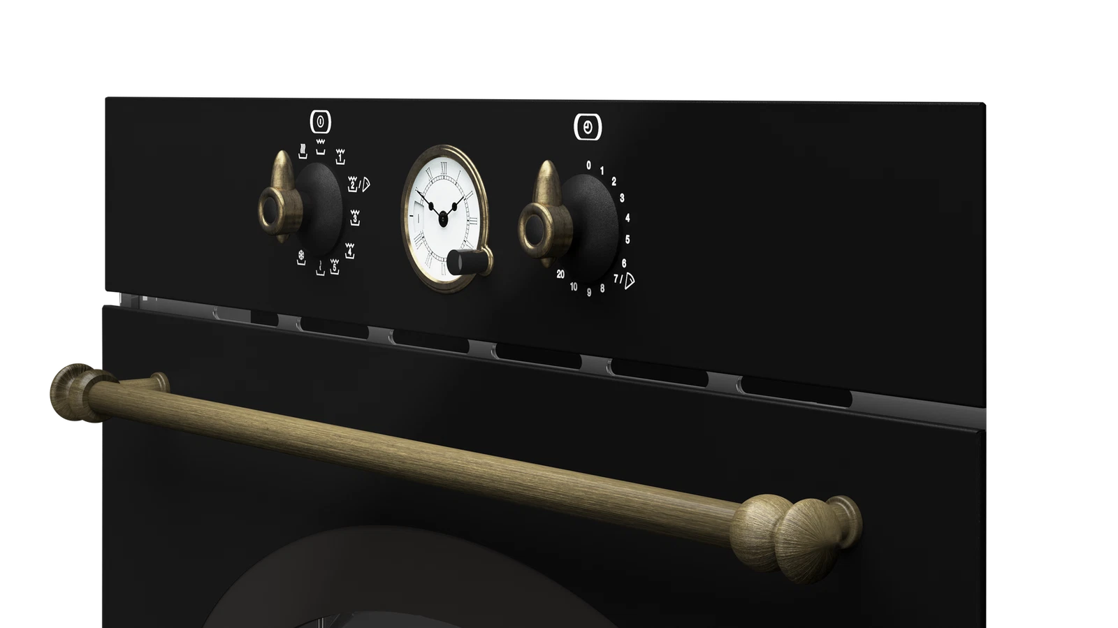 Встраиваемая микроволновая печь Teka Country MWR 32 BIA ANTHRACITE-OB Антрацитовая Эмаль/Состаренная Бронза