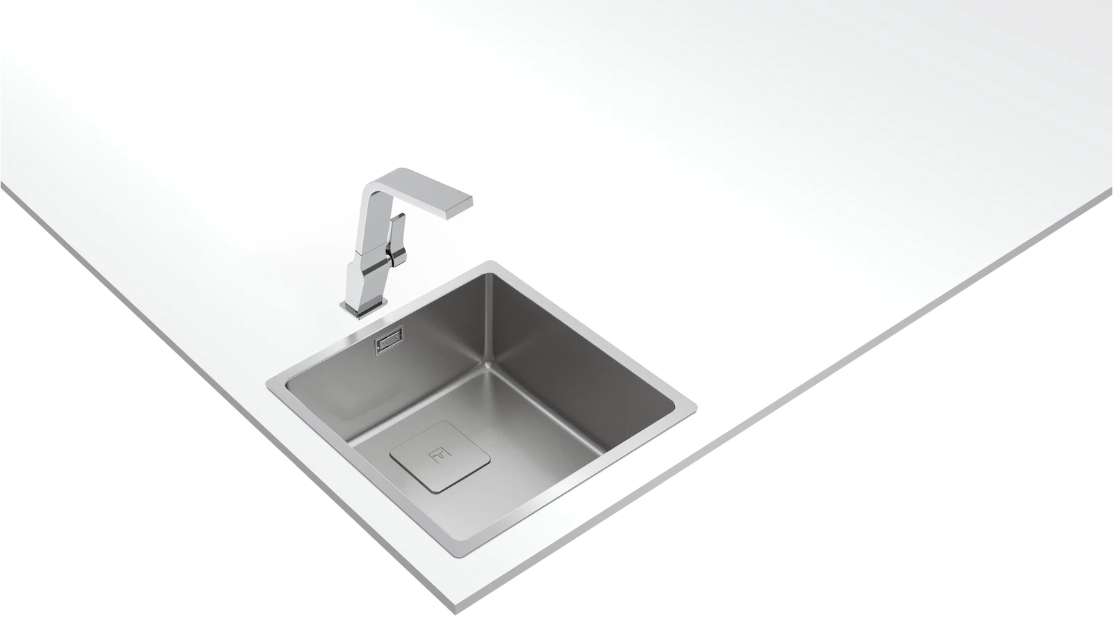Мойка из нержавеющей стали Teka  FLEXLINEA RS15 40.40 M-XT 1B PureClean Мягкая текстура / Водотталкивающий эффект подстольного монтажа / монтаж заподлицо / монтаж сверху (плоский кант)