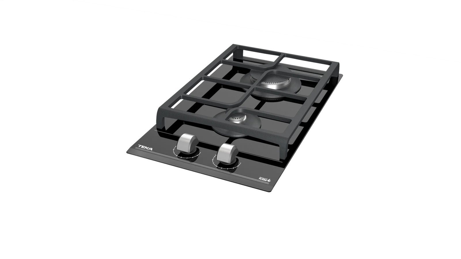 Варочная панель газ на стекле 30 см GZC 32300 XBN BLACK