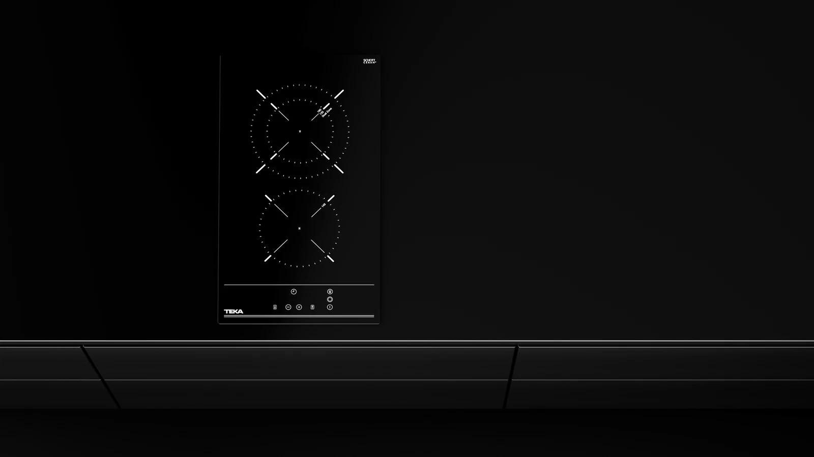 Модульная стеклокерамическая варочная панель 30 см TZC 32320 TTC BLACK