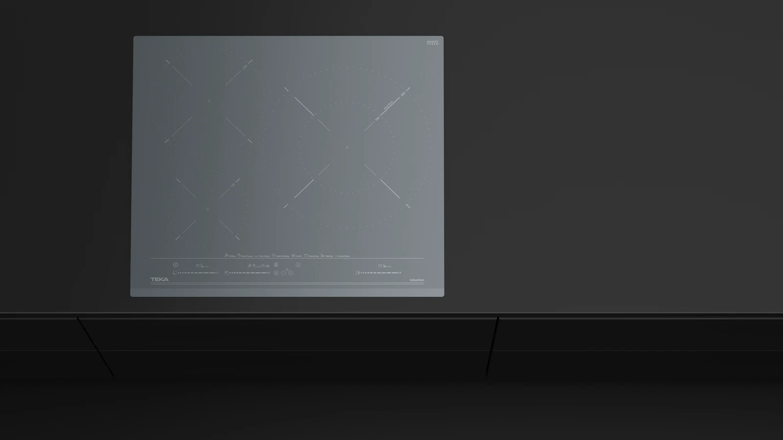 Индукционная панель MasterSense 60 см/ Коллекция Urban IZC 63630 MST STONE GREY