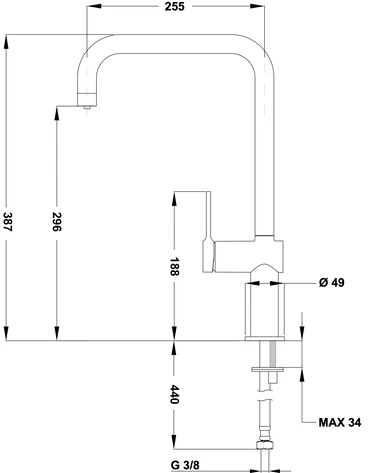 Смеситель с функцией фильтра с LED-индикацией E-PURE EP 915 CHROME