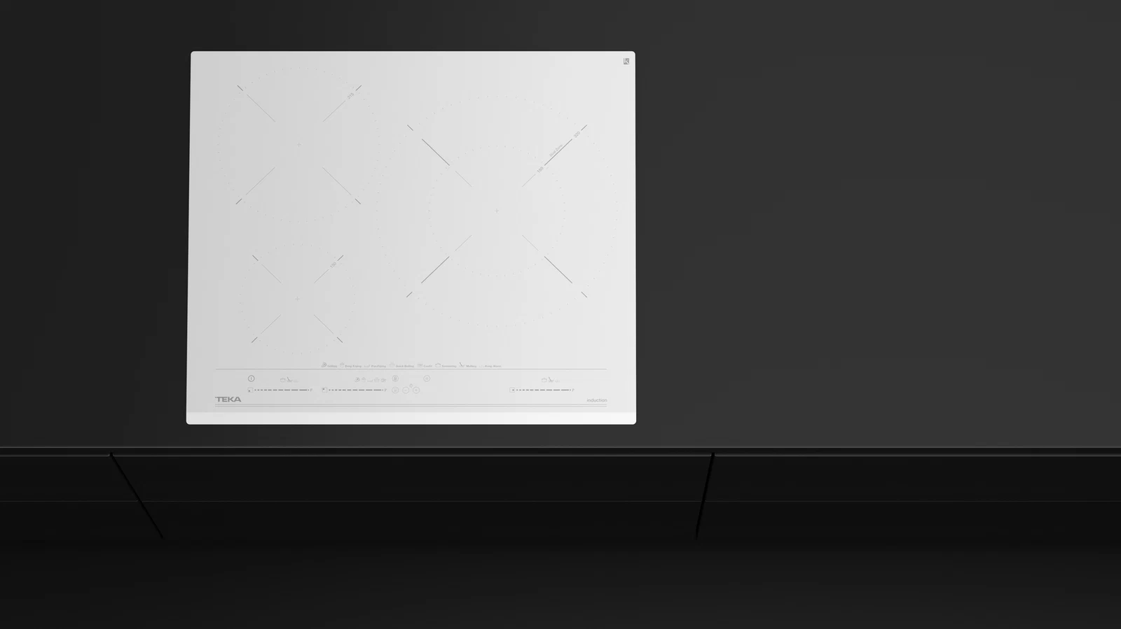 Индукционная панель MasterSense 60 см IZC 63630 MST WHITE MARBLE