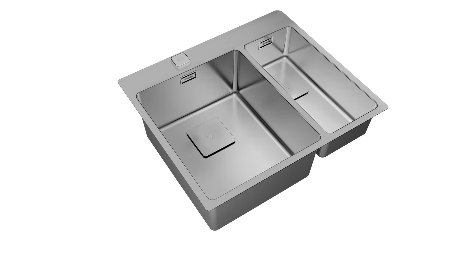 Мойка из нержавеющей стали Teka  FORLINEA RS15 2B 580 POLISHED Полированная монтаж заподлицо / монтаж сверху (плоский кант)