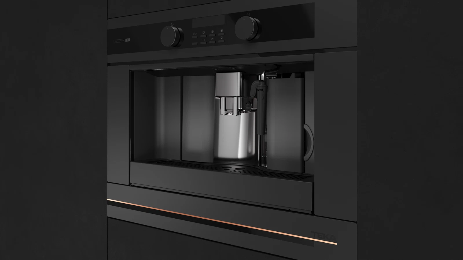 Кофемашина встраиваемая Teka Infinity CLC 85-G1 GM MATT BLACK Матовый Чёрный