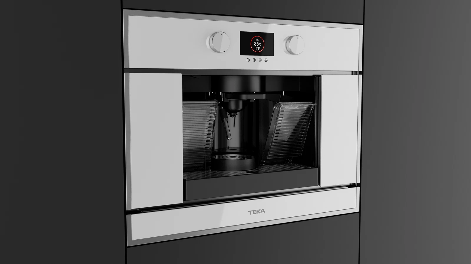 Кофемашина встраиваемая Teka Maestro CLC 835 MC WHITE-SS Белое Стекло