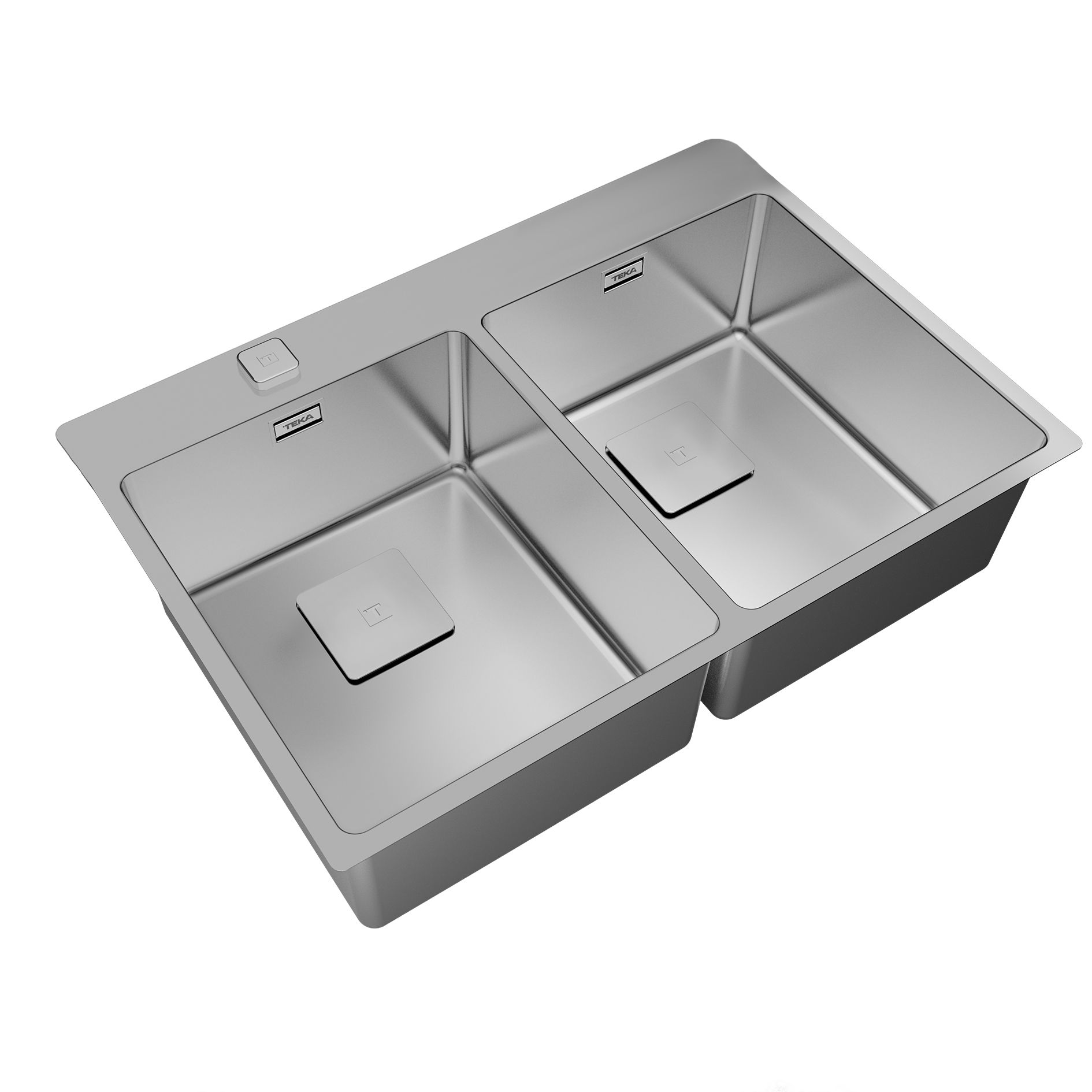 Мойка из нержавеющей стали Teka  FORLINEA RS15 2B 740 POLISHED Полированная монтаж заподлицо / монтаж сверху (плоский кант)