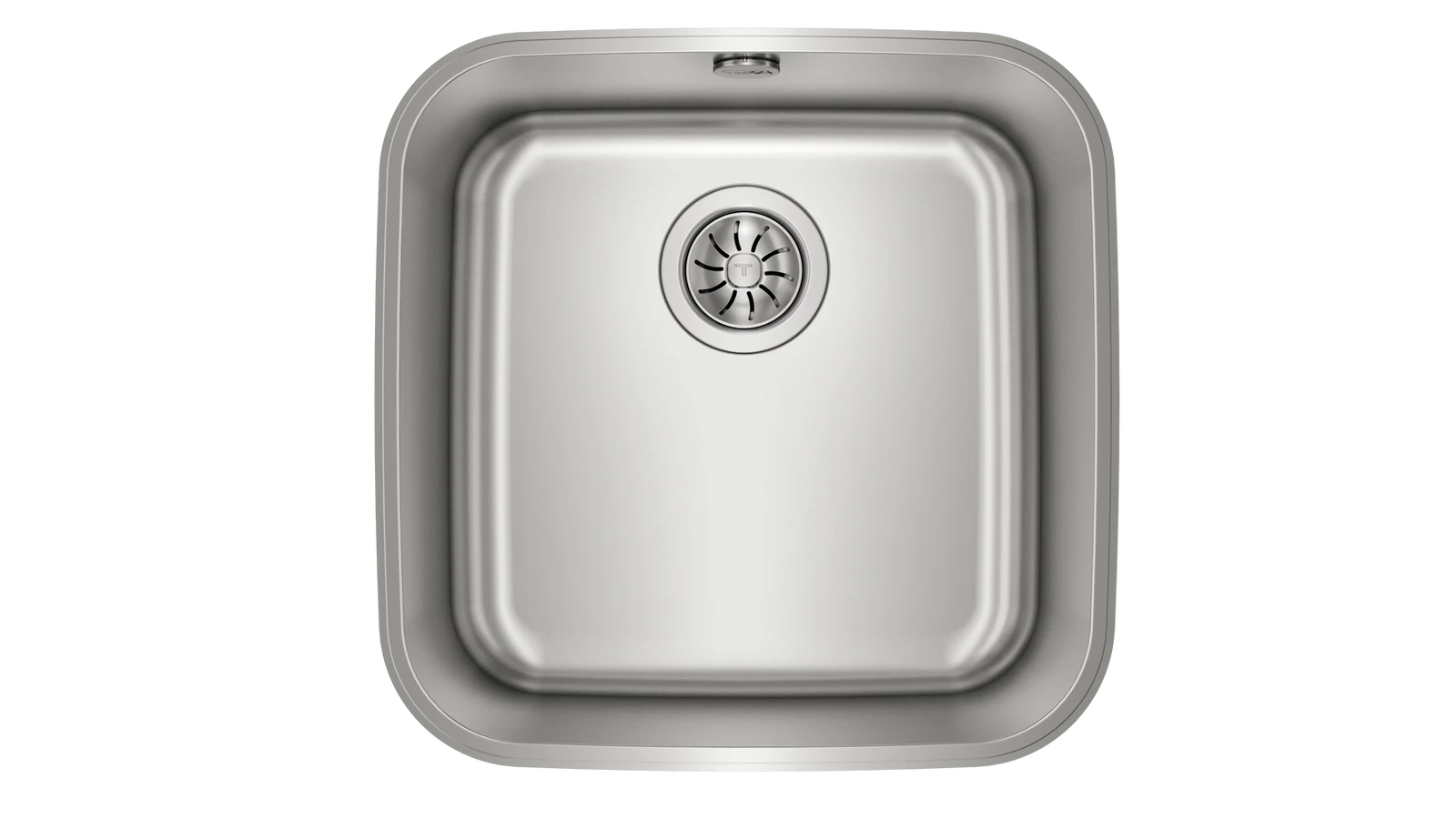 Мойка из нержавеющей стали с 1-ой чашей/ Подстольный монтаж BE 40.40.20 PLUS POLISHED