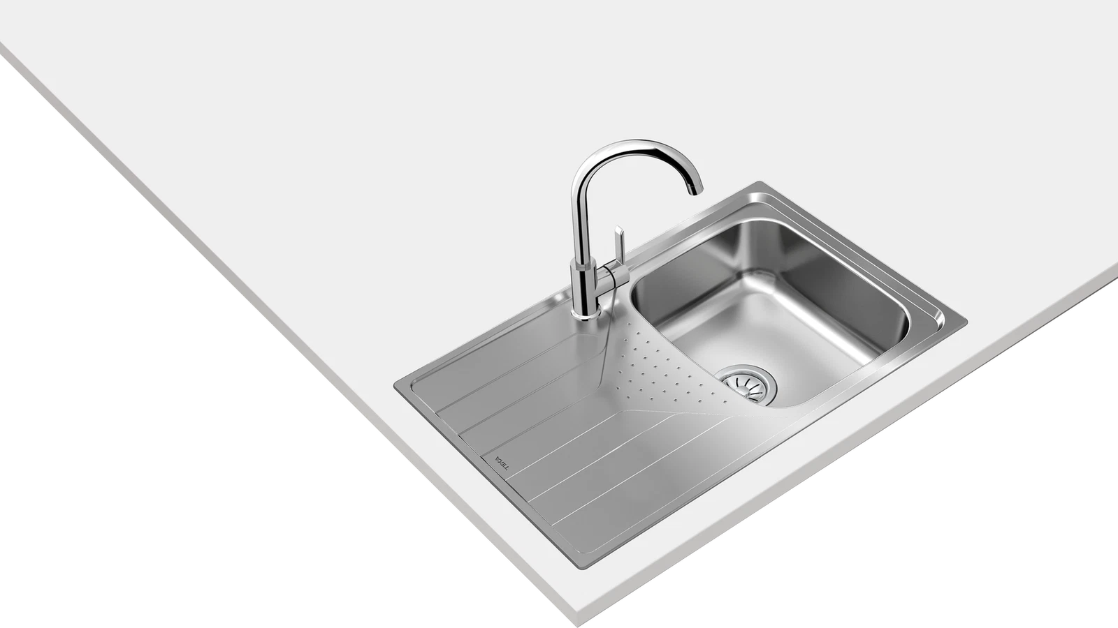 Мойка из нержавеющей стали врезная Teka  UNIVERSE 45 T-XM 1B 1D MCTXT Микротекстурированная