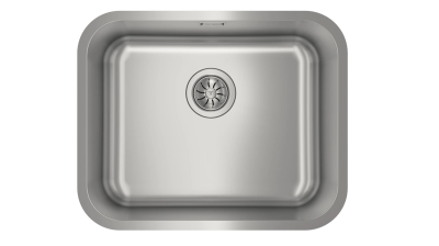 Мойка из нержавеющей стали с 1-ой чашей / Подстольный монтаж / Монтаж заподлицо / Монтаж сверху (плоский кант) BET 50.40.20 PLUS POLISHED