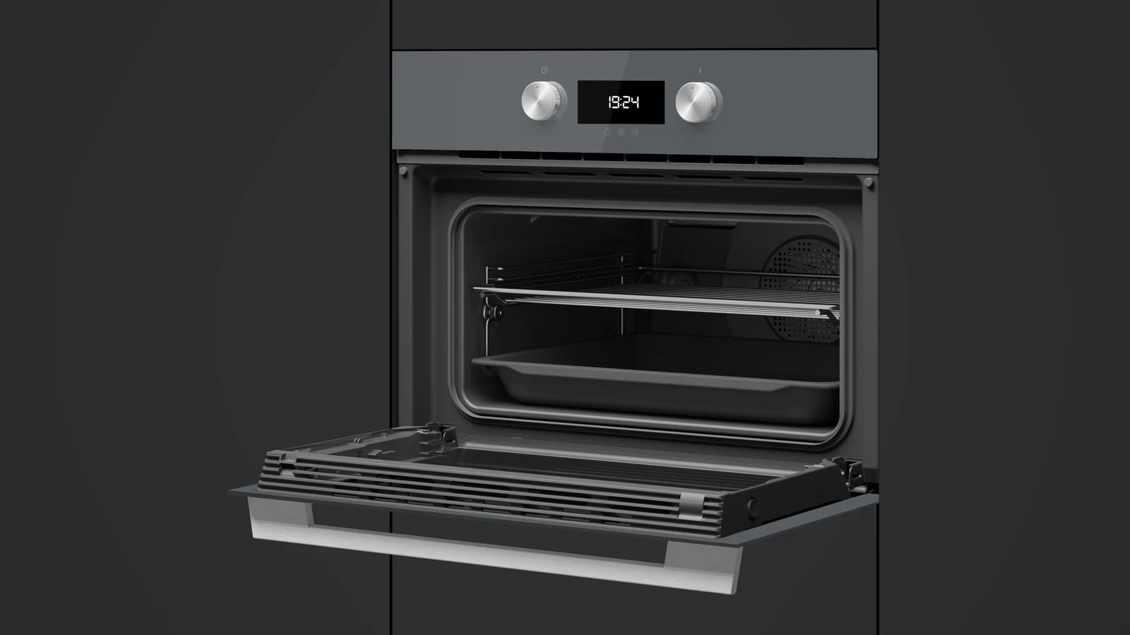 Компактный духовой шкаф  Teka Urban HLC 8400 STONE GREY Серый Камень