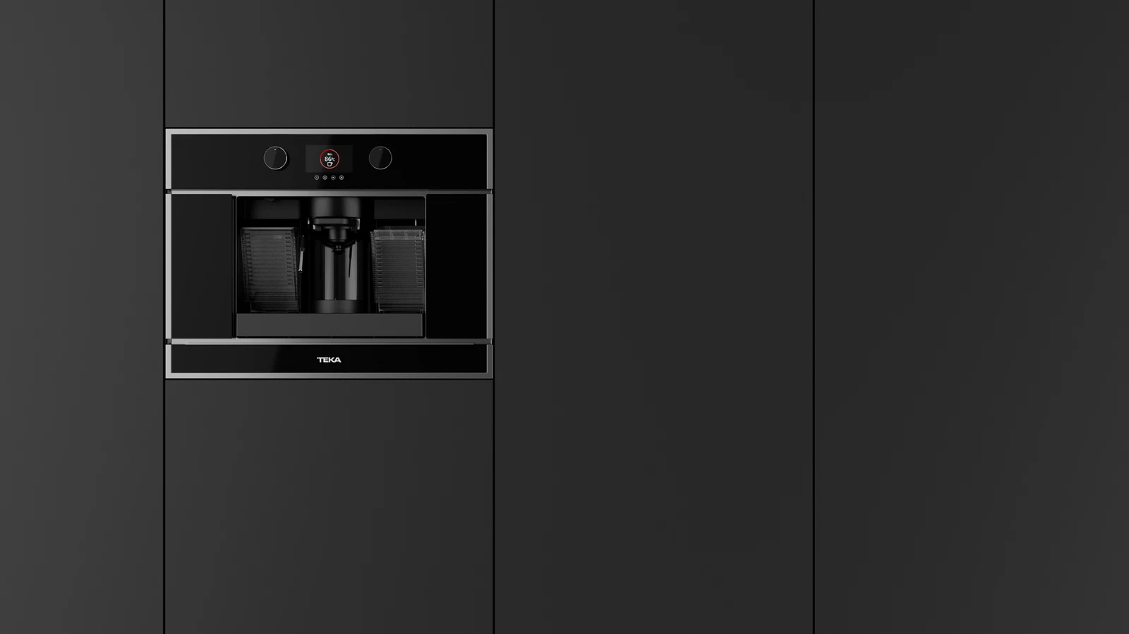 Кофемашина встраиваемая Teka Maestro CLC 835 MC BLACK-SS Чёрное Стекло