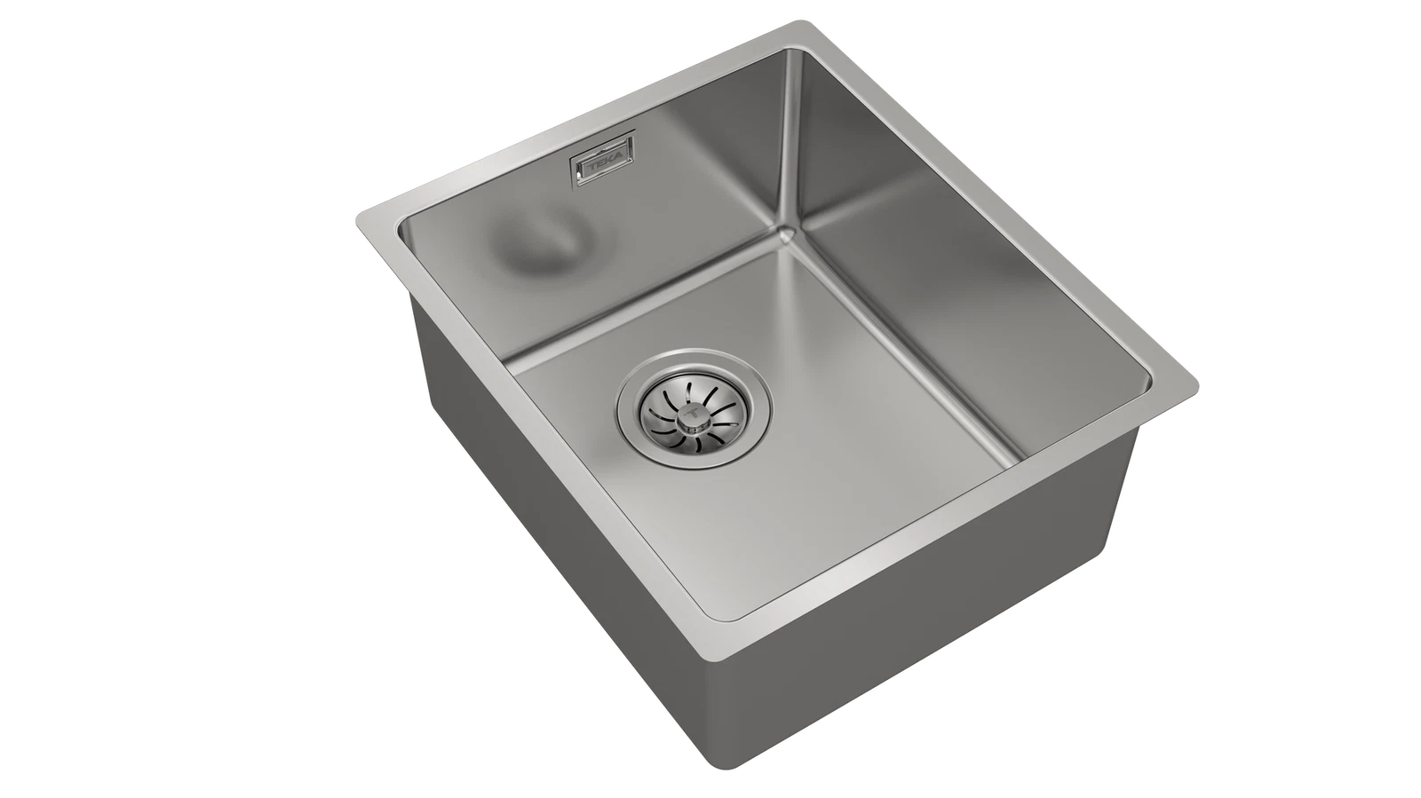 Мойка из нержавеющей стали с 1-ой чашей/ Подстольный монтаж BE LINEA RS15 34.40 POLISHED