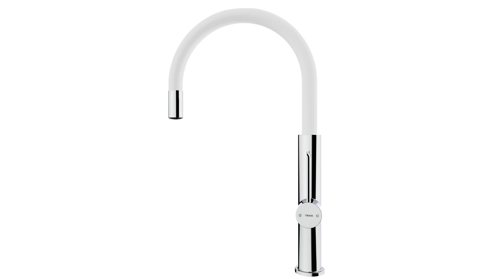 Смеситель с высоким поворотным изливом FOT 995 WHITE