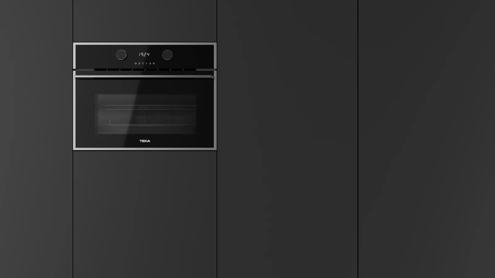 Компактный духовой шкаф  Teka Maestro HLC 860P BLACK-SS Чёрное Стекло