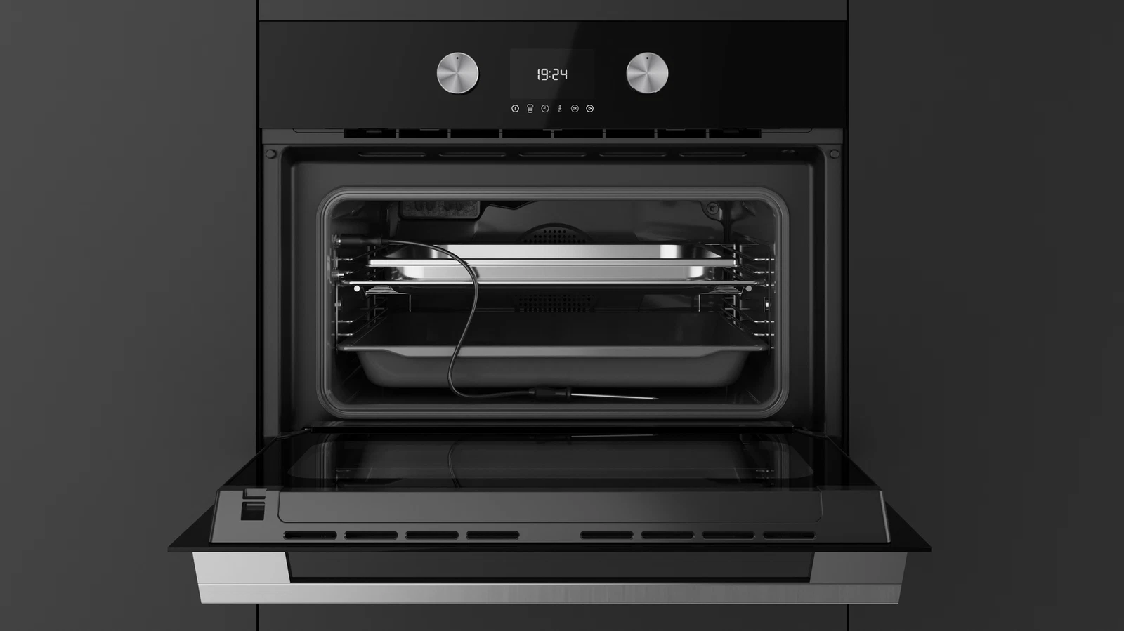 Компактный духовой шкаф  Teka Urban HLC 8470 SC NIGHT RIVER BLACK Ночная Река