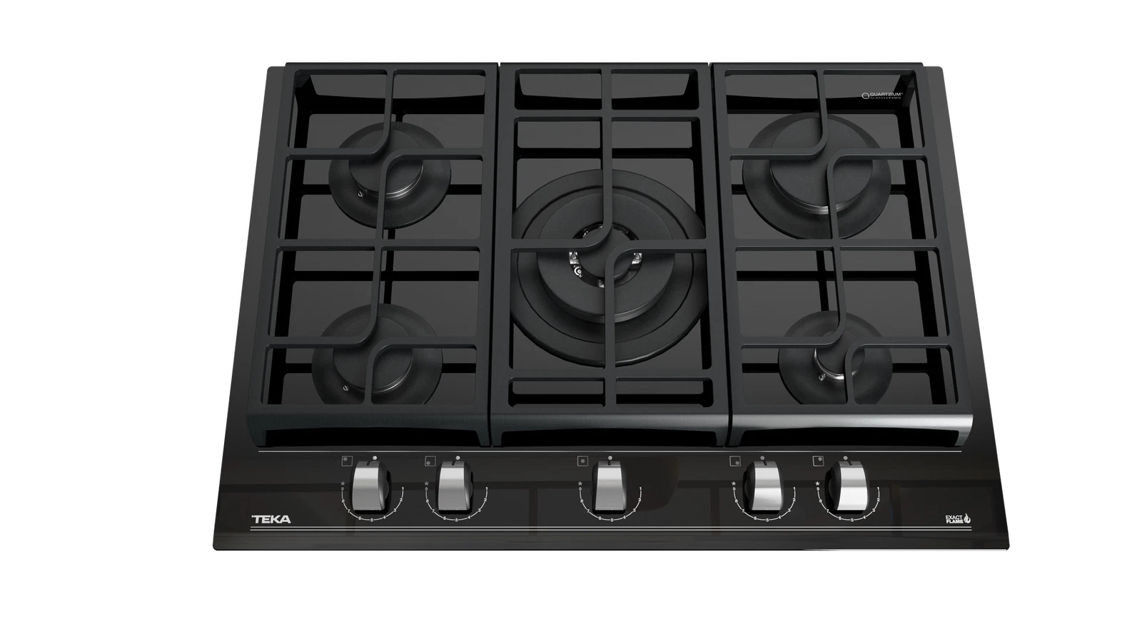 Варочная панель газ на стекле 70 см / Коллекция Urban GZC 75330 XBN NIGHT RIVER BLACK