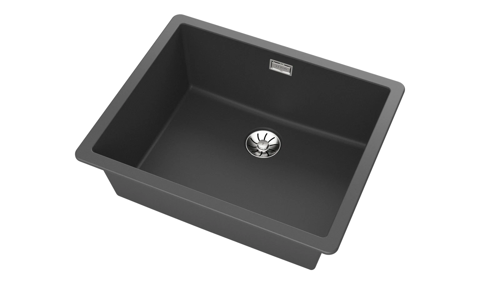 Мойка подстольного / врезного монтажа из Тегранита Плюс с 1 чашей RADEA R10 50.40 M-TG DARK GREY