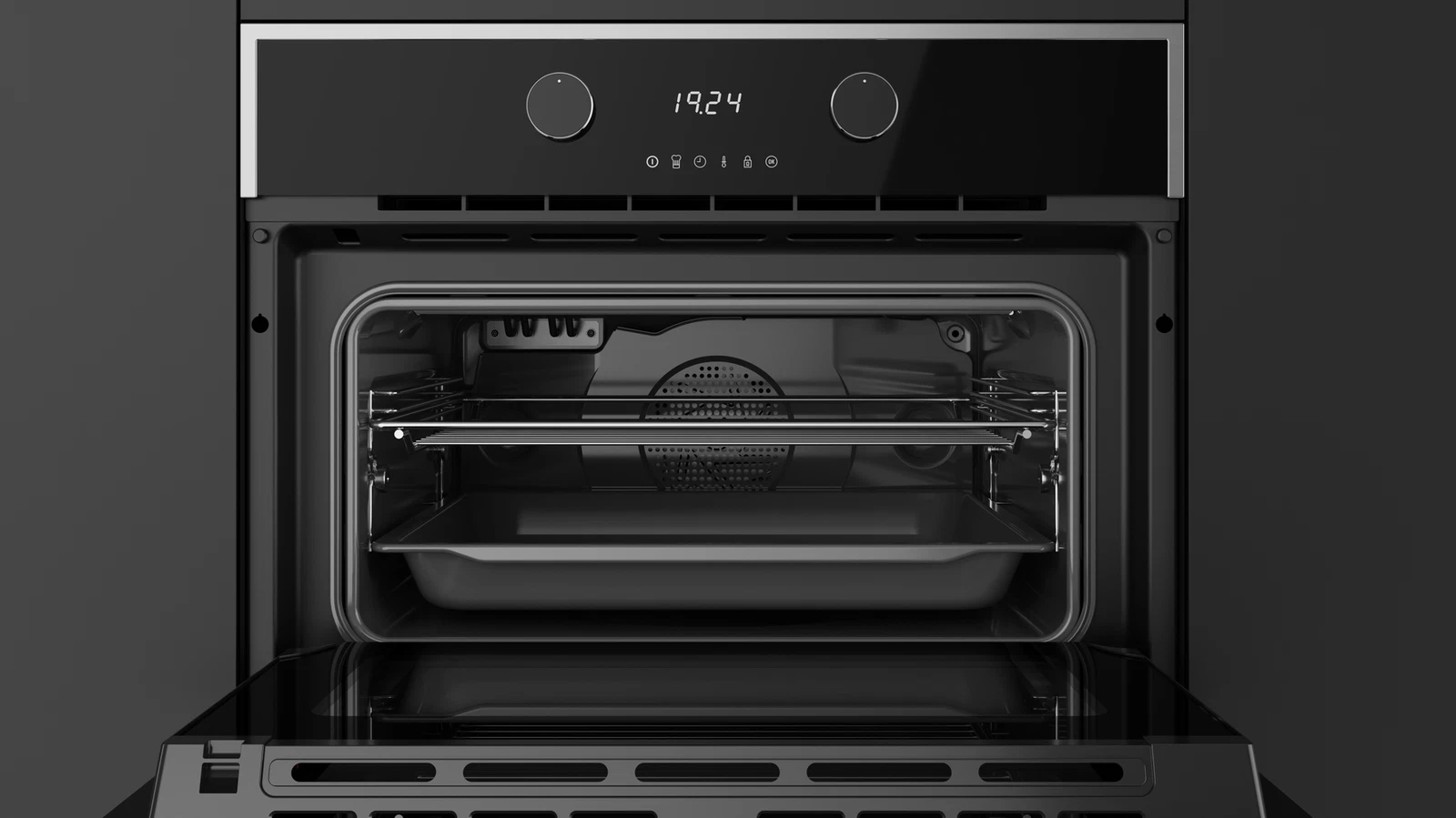 Компактный духовой шкаф  Teka Maestro HLC 860P BLACK-SS Чёрное Стекло