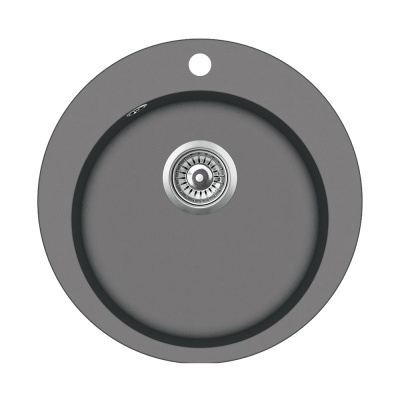 Мойка врезного монтажа из Тегранита с 1-ой чашей CLAVE 45 B-TQ 1B ALUGRAUMETALLIC