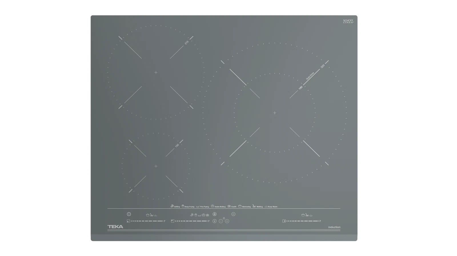 Индукционная панель MasterSense 60 см/ Коллекция Urban IZC 63630 MST STONE GREY