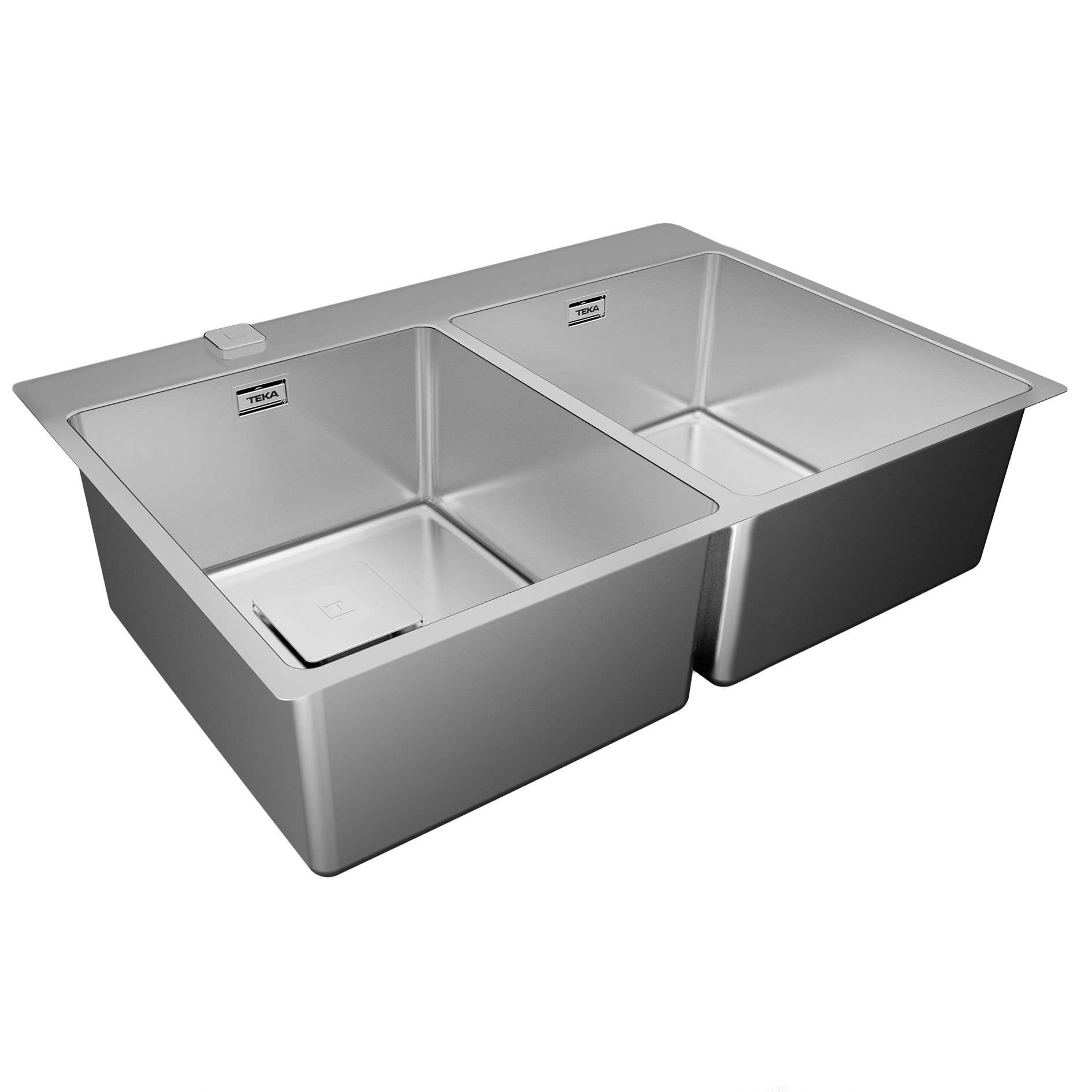 Мойка из нержавеющей стали Teka  FORLINEA RS15 2B 740 POLISHED Полированная монтаж заподлицо / монтаж сверху (плоский кант)