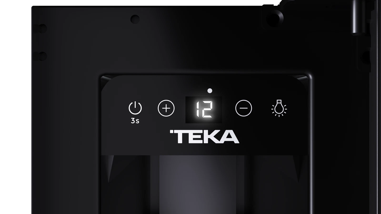 Встраиваемый винный кулер подстольного монтажа RVU 10008 BLACK GLASS