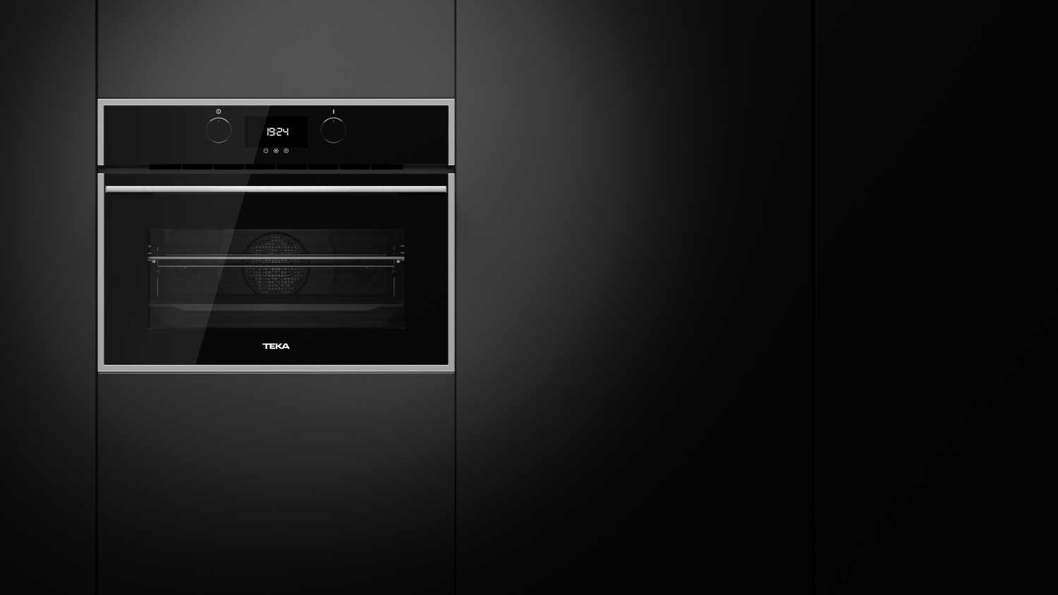 Компактный духовой шкаф  Teka Maestro HLC 840 BLACK-SS Чёрное Стекло