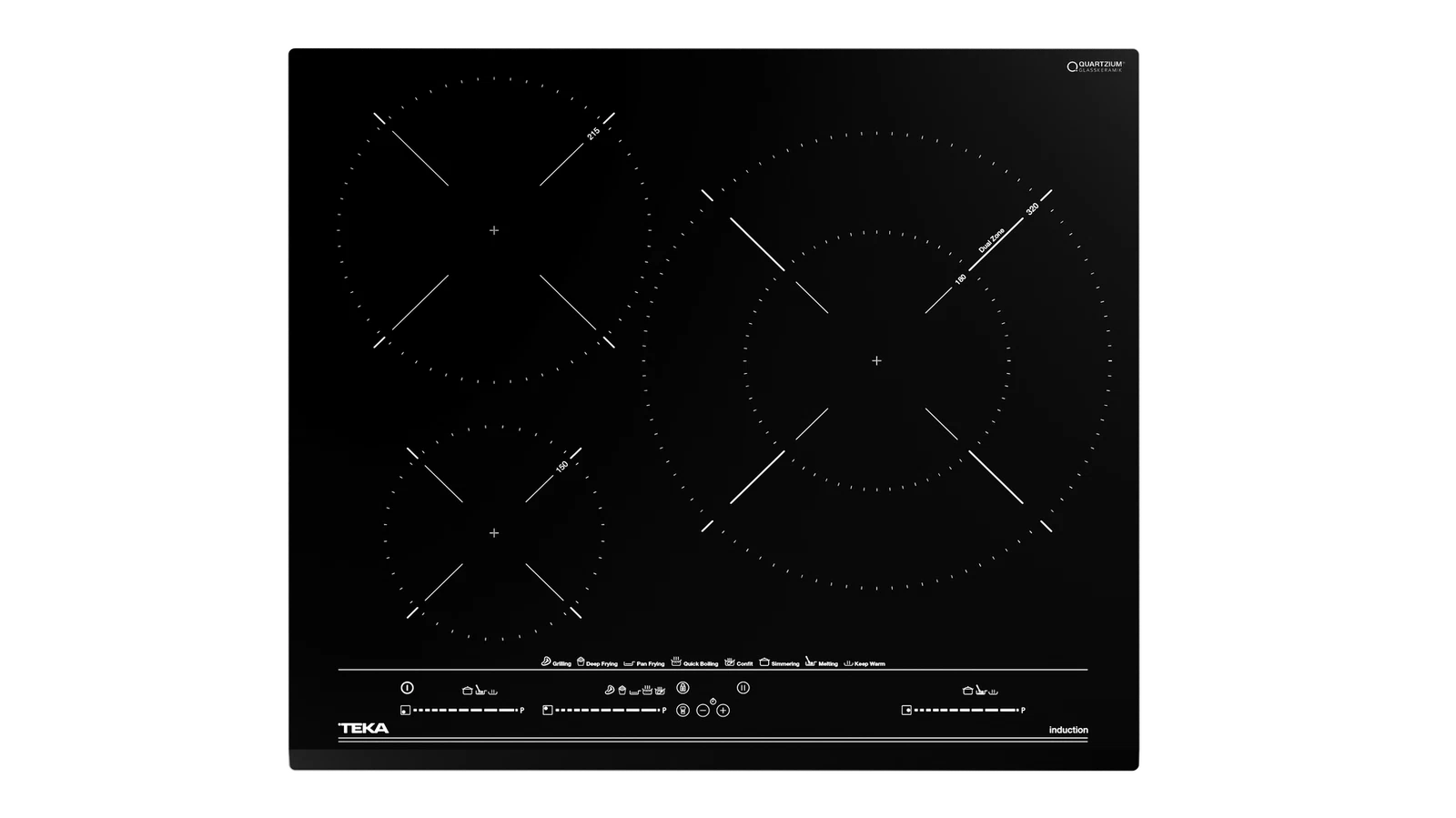 Индукционная панель MasterSense 60 см IZC 63630 MST BLACK