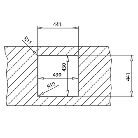 Мойка из нержавеющей стали Teka  FLEXLINEA RS15 40.40 M-XT 1B PureClean Мягкая текстура / Водотталкивающий эффект подстольного монтажа / монтаж заподлицо / монтаж сверху (плоский кант)