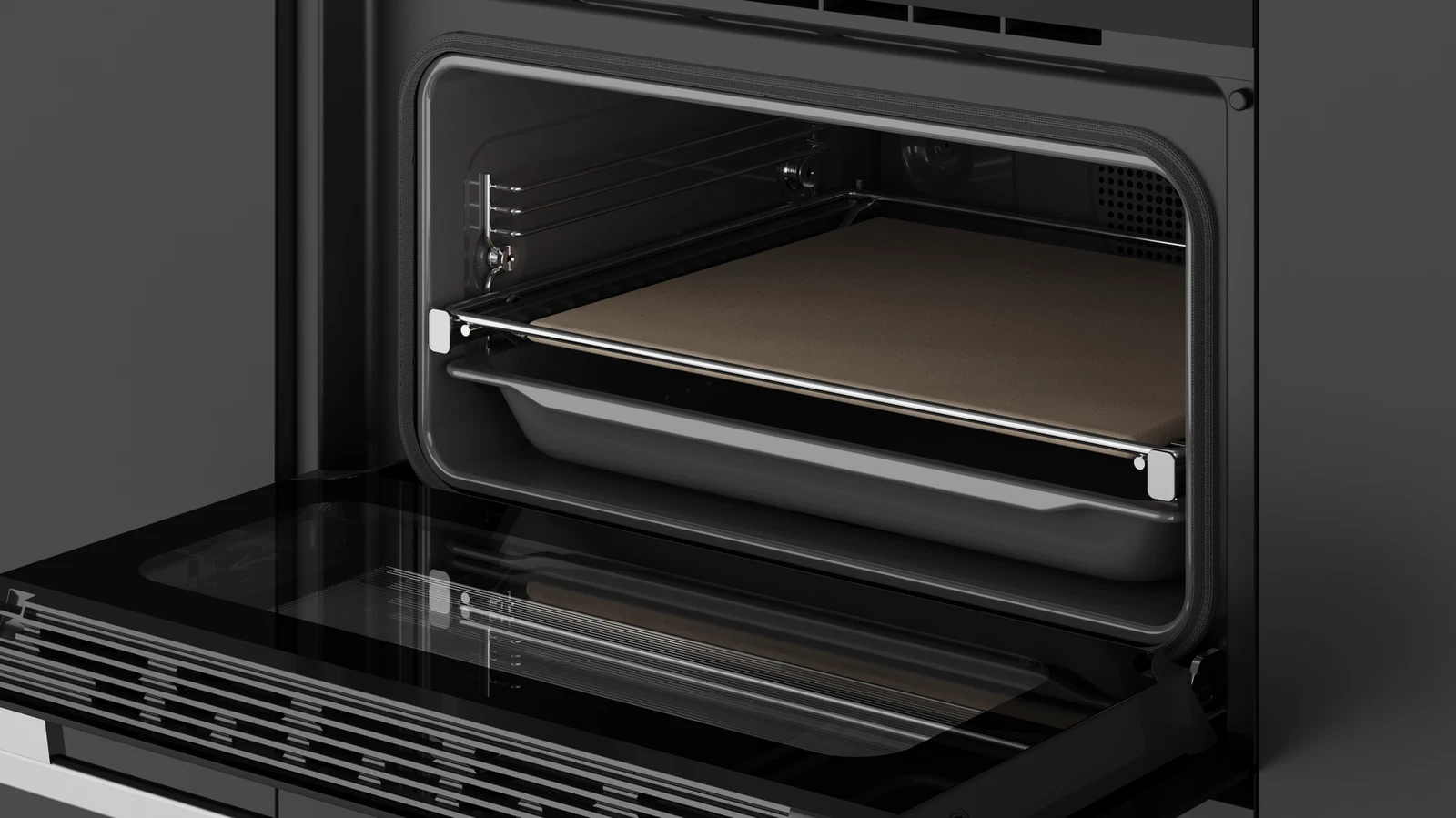 Компактный духовой шкаф  Teka Urban MAESTROPIZZA HLC 8510P NIGHT RIVER BLACK Ночная Река