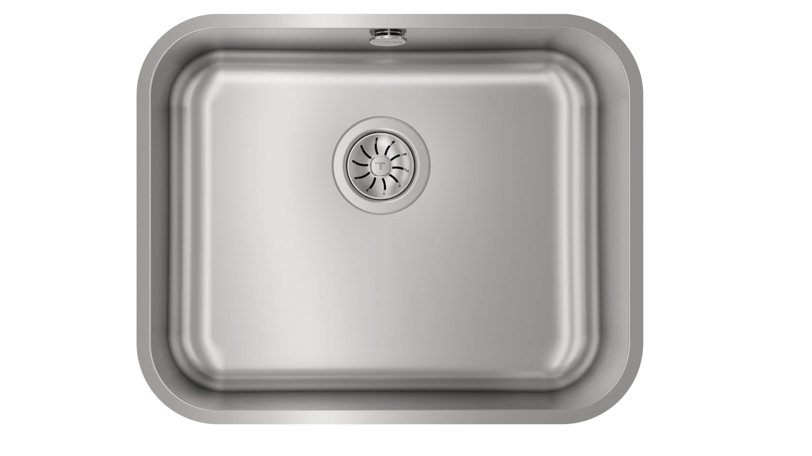 Мойка из нержавеющей стали с 1-ой чашей/ Подстольный монтаж BE 50.40.20 MAX POLISHED