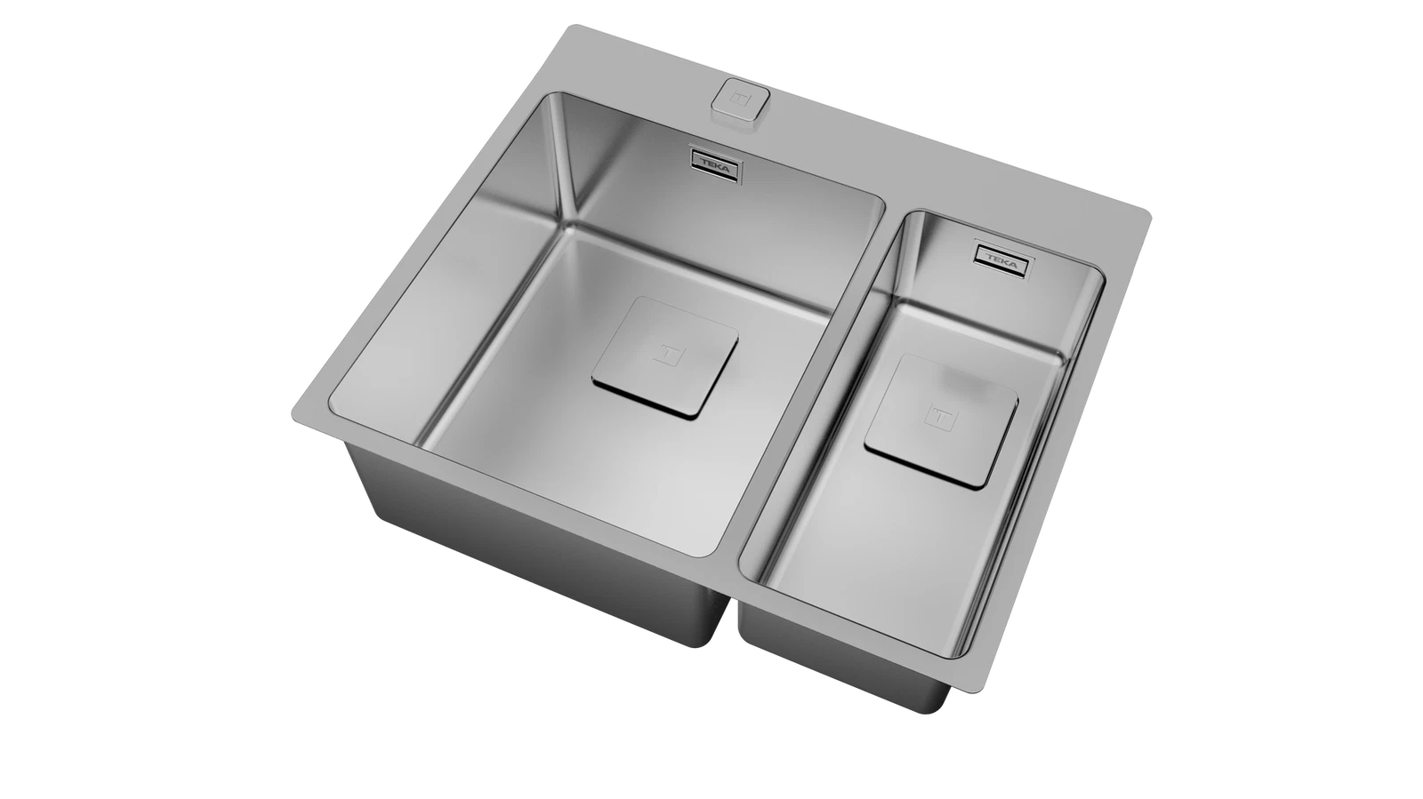 Мойка из нержавеющей стали Teka  FORLINEA RS15 2B 580 POLISHED Полированная монтаж заподлицо / монтаж сверху (плоский кант)