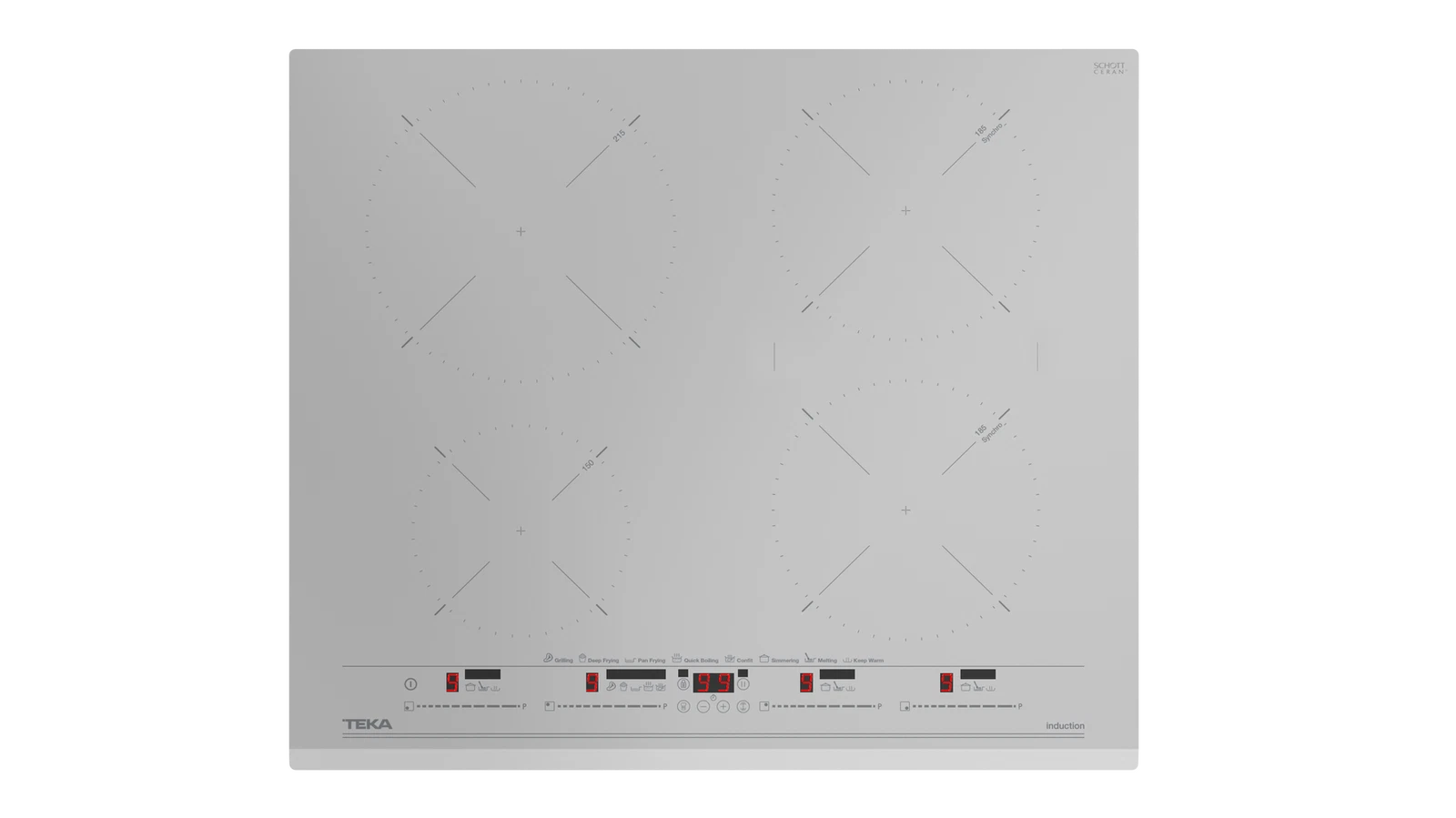 Индукционная варочная панель Synchro MasterSense 60 см / Коллекция Urban IZC 64630 MST STEAM GREY