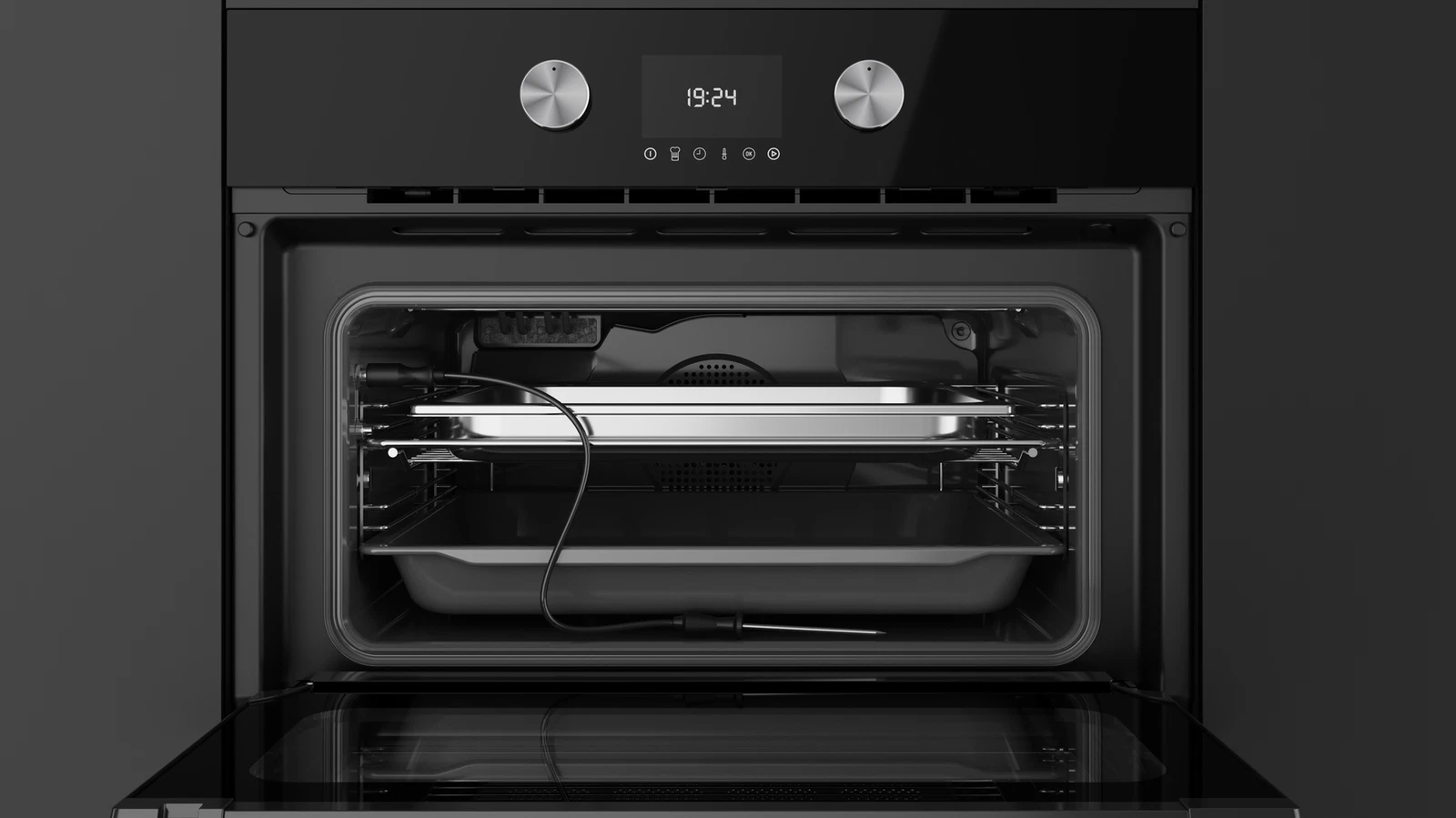 Компактный духовой шкаф  Teka Urban HLC 8470 SC NIGHT RIVER BLACK Ночная Река