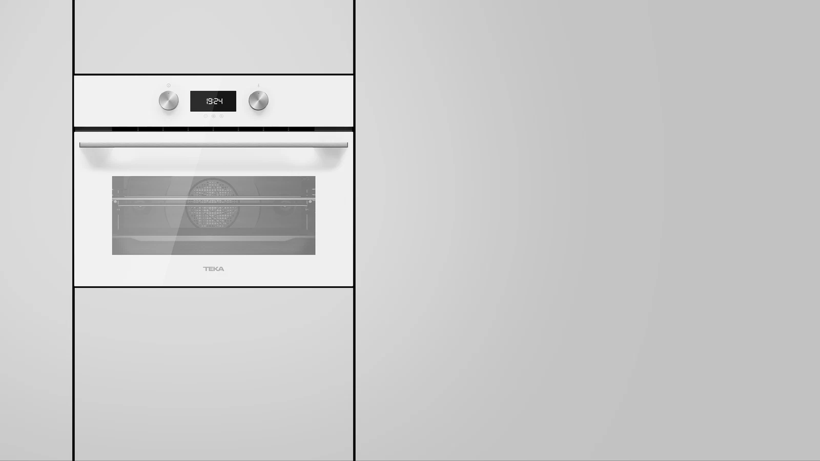 Компактный духовой шкаф  Teka Urban HLC 8400 WHITE MARBLE Белое Стекло