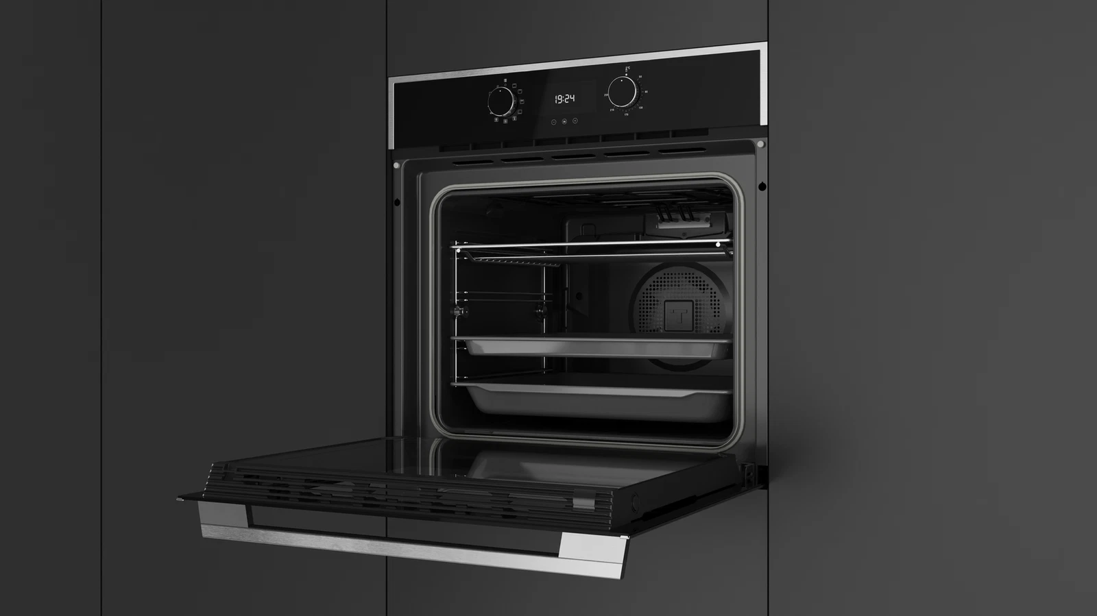 Духовой шкаф электрический Teka Maestro HLB 850 BLACK-SS Чёрное Стекло