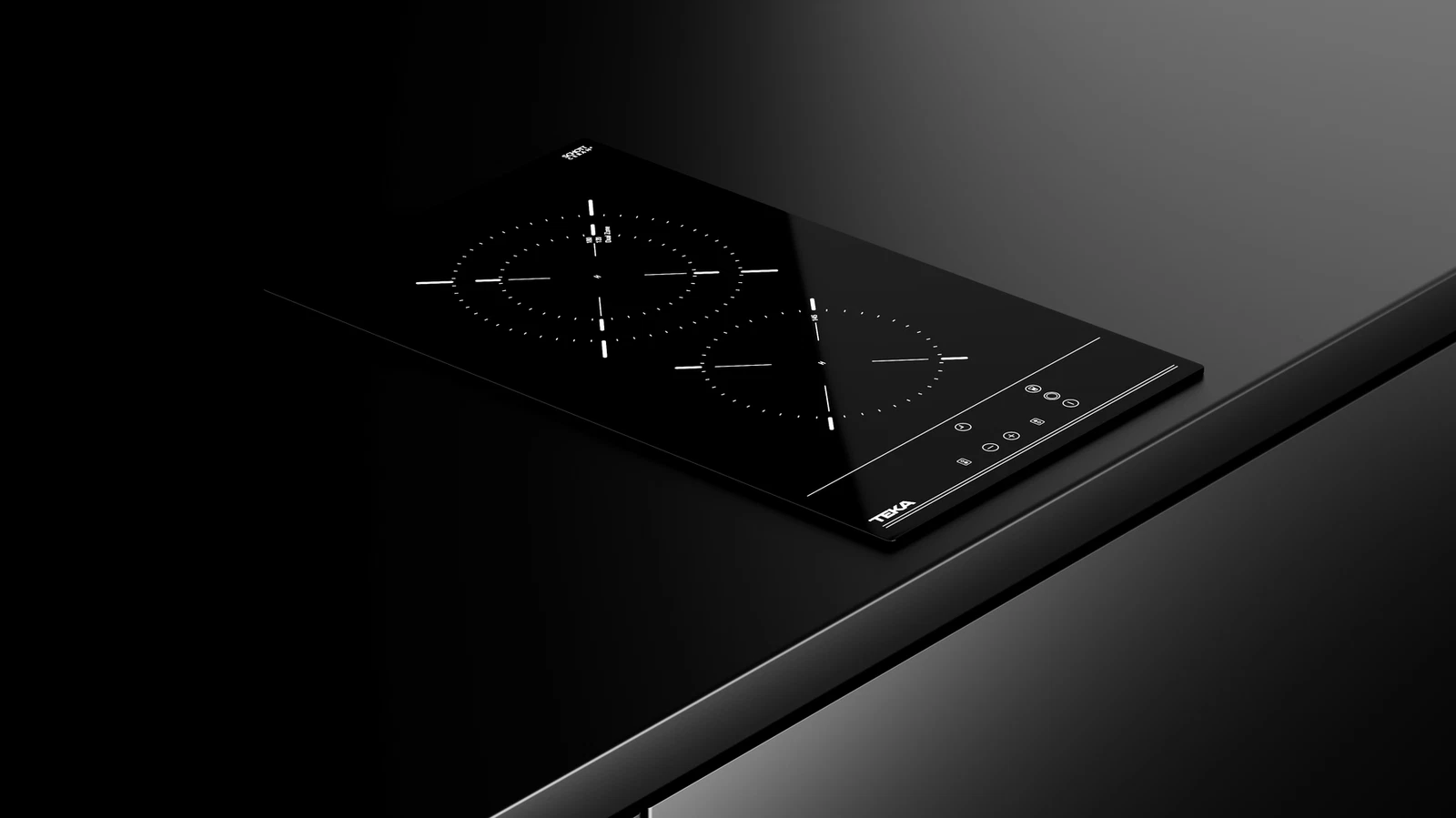 Модульная стеклокерамическая варочная панель 30 см TZC 32320 TTC BLACK