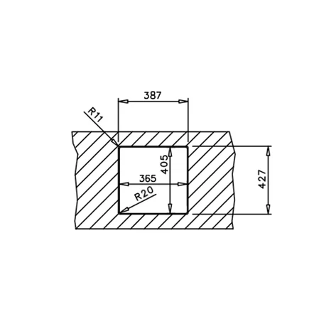 Мойка из нержавеющей стали с 1-ой чашей/ Монтаж заподлицо / Монтаж сверху BEF 34.38 F POLISHED